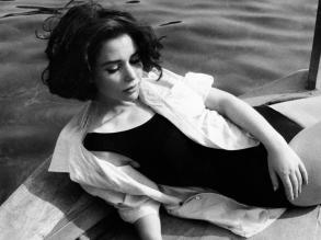 Susan Strasberg on a boat