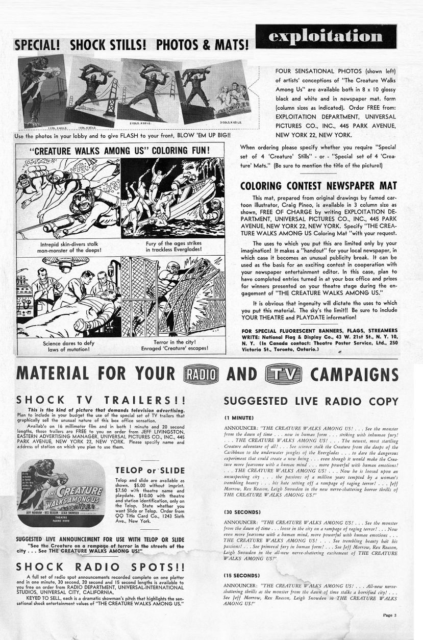 The Creature Walks Among Us61