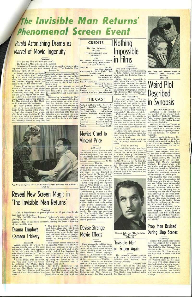 The Invisible Man Returns79