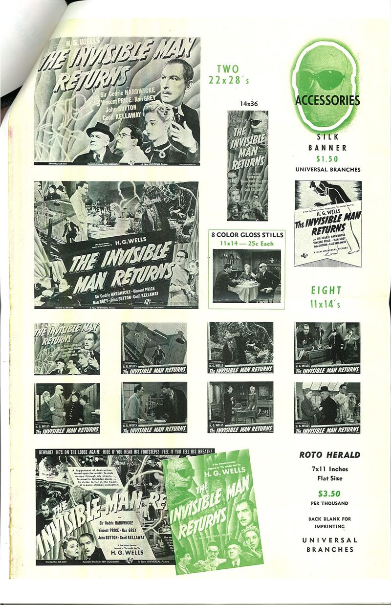 The Invisible Man Returns82