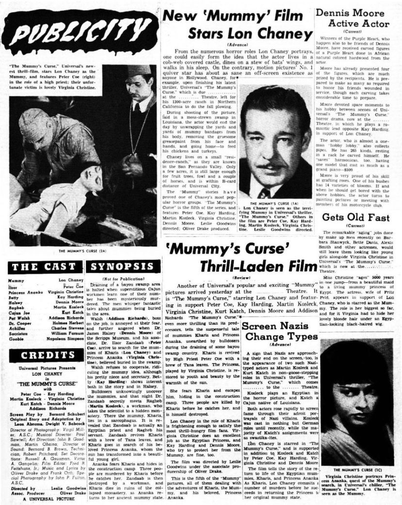 The Mummy's Curse67