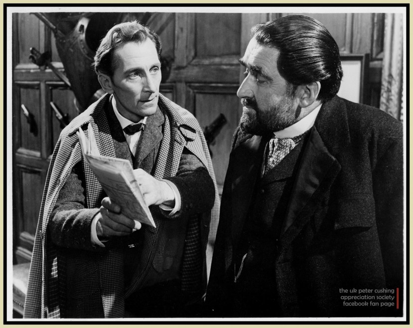 PeterCushing as Sherlock Holmes
