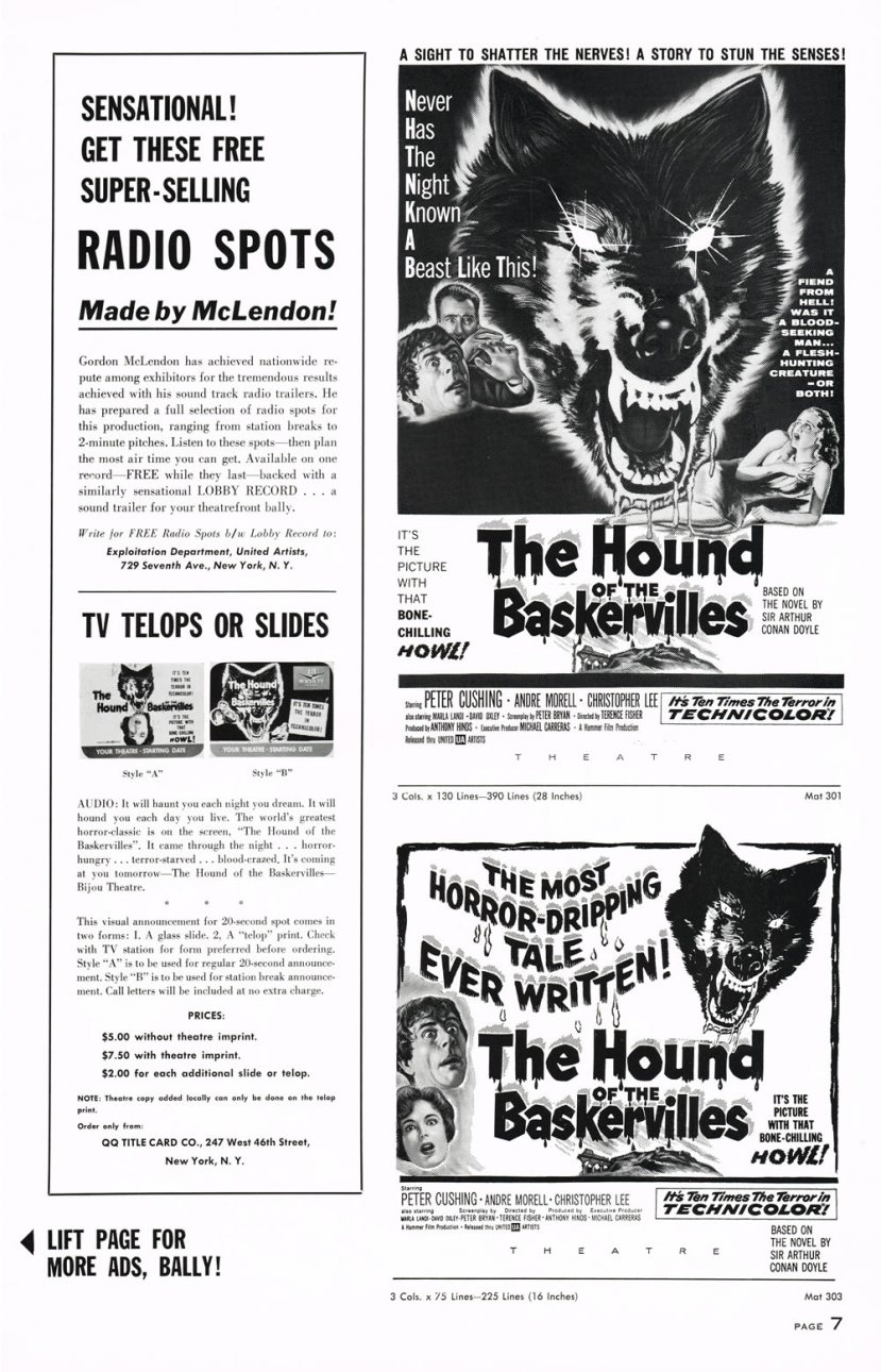 The Hound of the Baskervilles 1959 60
