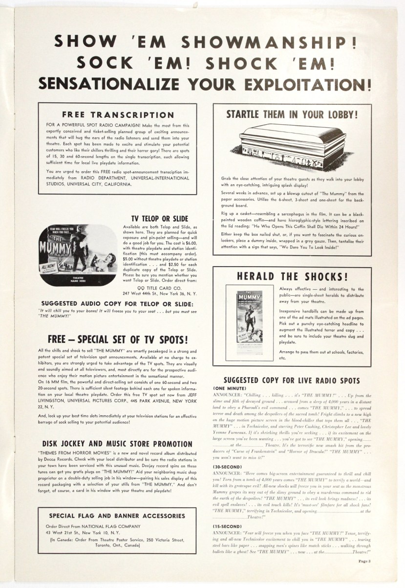 The Mummy 1959-77