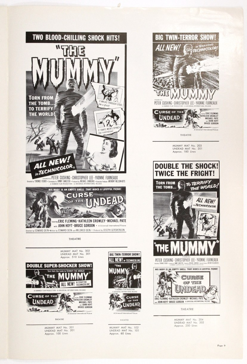The Mummy 1959-83