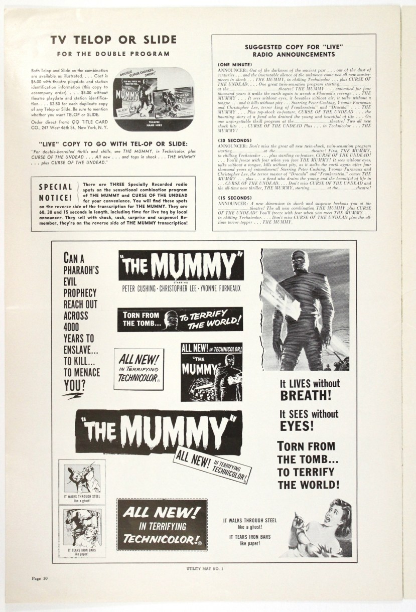 The Mummy 1959-84