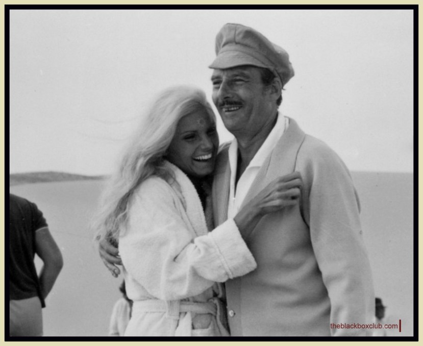 Victoria Vetri during the making of 'WHEN DINOSAUS RULED THE EARTH' Hammer Films