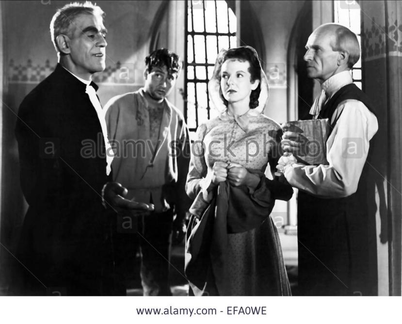 BORIS KARLOFF, ROBERT CLARKE, ANNA LEE & IAN WOLFE  Character(s): Master George Sims, Dan the Dog          (uncredited), Nell Bowen, Sidney Long   Film 'BEDLAM' (1946)   Directed By MARK ROBSON   10 May 1946   AFD12937   Allstar Collection/RKO RADIO PICTURES   **WARNING** This Photograph is for editorial use only and is the copyright of RKO RADIO PICTURES  and/or the Photographer assigned by the Film or Production Company & can only be reproduced by publications in conjunction with the promotion of the above Film. A Mandatory Credit To RKO RADIO PICTURES is required. The Photographer should also be credited when known. No commercial use can be granted without written authority from the Film Company.