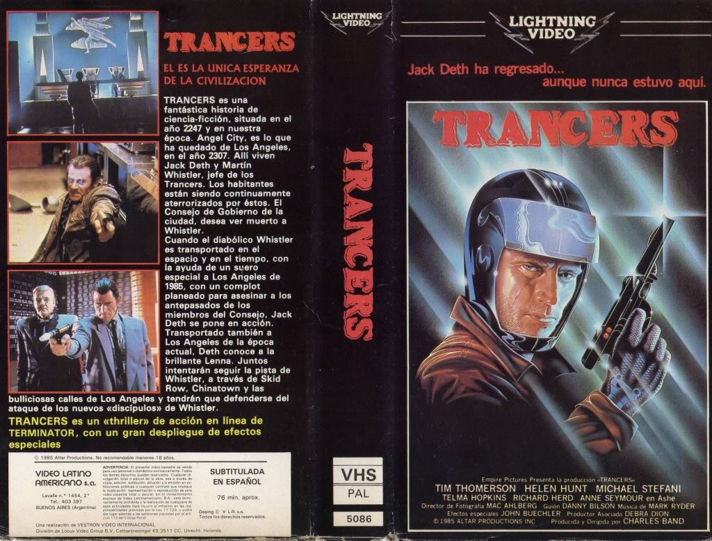 その他 Trancers [VHS] Trancers (1985) (VHS, 1992) Small Tears in Factory Seal (Pics) | eBay